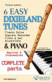 6 Easy Dixieland Tunes - Soprano recorder & Piano (complete) (fixed-layout eBook, ePUB)