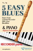 5 Easy Blues - Soprano Recorder & Piano (recorder parts) (fixed-layout eBook, ePUB)