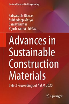 Advances in Sustainable Construction Materials (eBook, PDF)