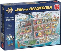 Jumbo 20021 - Jan van Haasteren, Kreuzfahrtschiff, Comic-Puzzle, 1000 Teile