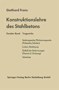 Konstruktionslehre des Stahlbetons (eBook, PDF) - Franz, Gotthard; Schäfer, Kurt; Hampe, Erhard