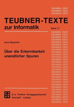 Über die Erkennbarkeit unendlicher Spuren (eBook, PDF)