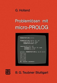 Problemlösen mit micro-PROLOG (eBook, PDF) - Holland, Gerhard