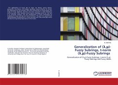 Generalization of (¿,¿)-Fuzzy Subrings, t-norm (¿,¿)-Fuzzy Subrings - ANITHA, B.