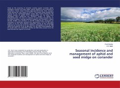 Seasonal incidence and management of aphid and seed midge on coriander - Rohilla, Purti;Malik, V.S.