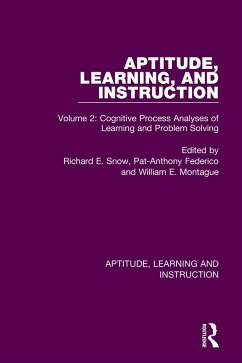 Aptitude, Learning, and Instruction (eBook, ePUB)