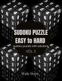 Sudoku puzzle easy to hard sudoku puzzle with solutions vol 3