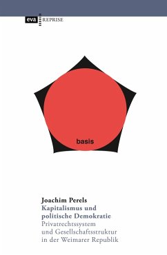 Kapitalismus und politische Demokratie (eBook, ePUB) - Perels, Joachim