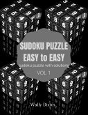 Sudoku puzzle easy to easy sudoku puzzle with solutions vol 1