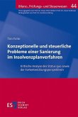 Konzeptionelle und steuerliche Probleme einer Sanierung im Insolvenzplanverfahren (eBook, PDF)