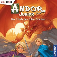Der Fluch des roten Drachen / Andor Junior Bd.1 (2 Audio-CDs) - Baumeister, Jens