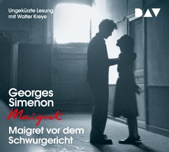 Maigret vor dem Schwurgericht / Kommissar Maigret Bd.55 (4 Audio-CDs) - Simenon, Georges