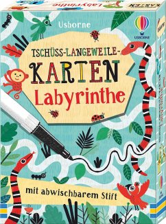 Tschüss-Langeweile-Karten: Labyrinthe