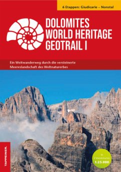 Dolomites World Heritage Geotrail I - Giudicarie - Nonsberg (Trentino), m. 1 Buch, m. 2 Karte - Carton, Alberto;Martin, Silvana;Masè, Vajolet