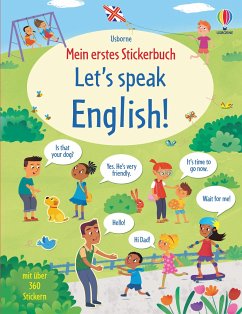 Mein erstes Stickerbuch: Let's speak English! - Mackinnon, Mairi