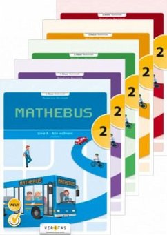 Mathebus 2. Schulstufe. Schulbuch in 5 Teilen - Lang, Michael; Schenk, Nina