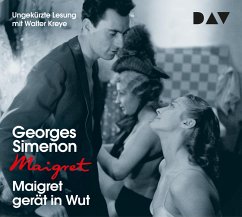 Maigret gerät in Wut / Kommissar Maigret Bd.61 (4 Audio-CDs) - Simenon, Georges