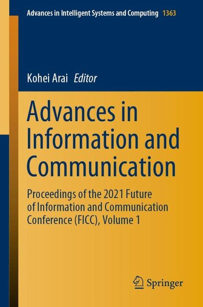 Advances in Information and Communication (eBook, PDF) Advances in Information and Communication (eBook, PDF)