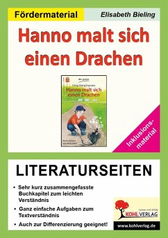 Hanno malt sich einen Drachen - Literaturseiten / Inklusionsmaterial (eBook, PDF) - Bieling, Elisabeth