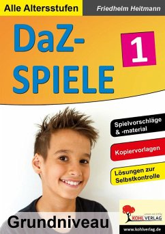 Cover DaZ-Spiele in drei Niveaustufen 1 (eBook, PDF)