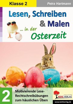 Cover Lesen, Schreiben und Malen in der Osterzeit / Klasse 2 (eBook, PDF)