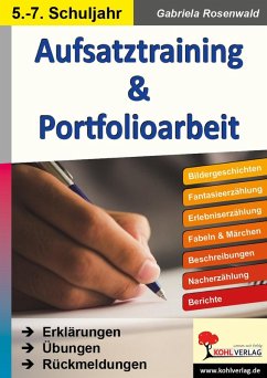 Aufsatztraining & Portfolioarbeit (eBook, PDF) - Rosenwald, Gabriela
