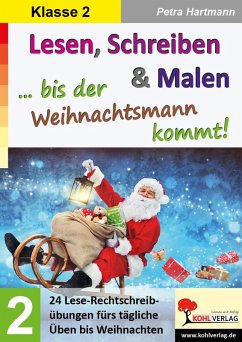 Cover Lesen, Schreiben und Malen ... bis der Weihnachtsmann kommt! / Klasse 2 (eBook, PDF)