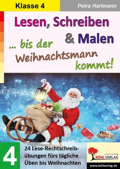 Cover Lesen, Schreiben und Malen ... bis der Weihnachtsmann kommt! / Klasse 4 (eBook, PDF)