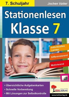 Stationenlesen Klasse 7 (eBook, PDF) - Vatter, Jochen
