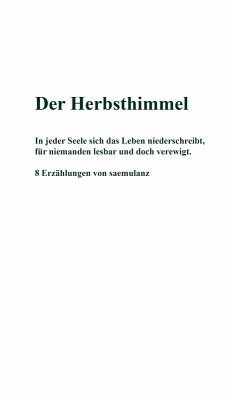 Der Herbsthimmel (eBook, ePUB) - Lanz saemulanz, Alfred Samuel