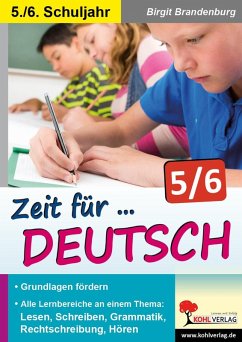 Zeit für Deutsch / Klasse 5-6 (eBook, PDF) - Brandenburg, Birgit