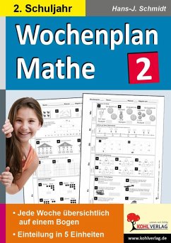 Wochenplan Mathe / Klasse 2 (eBook, PDF) - Schmidt, Hans-J.