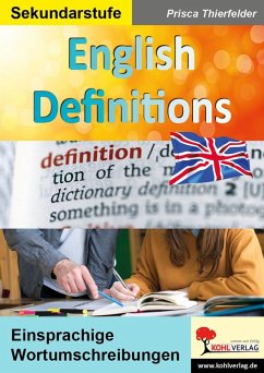 English Definitions (eBook, PDF) - Thierfelder, Prisca