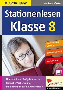 Stationenlesen Klasse 8 (eBook, PDF) - Vatter, Jochen