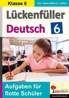 Cover Lückenfüller Deutsch / Klasse 6 (eBook, PDF)