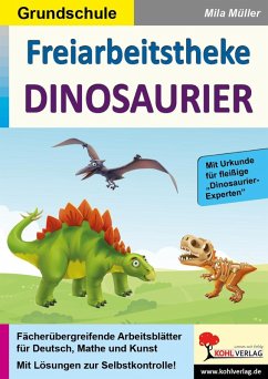 Freiarbeitstheke Dinosaurier (eBook, PDF) - Müller, Mila