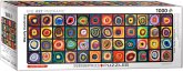 Eurographics 6010-5443 - Farbquadrat-Collage, Kandinsky, Panorama Puzzle - 1000 Teile