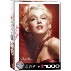 Cover Eurographics 6000-0812 - Marilyn Monroe Portrait in Rot, Puzzle, 1.000 Teile