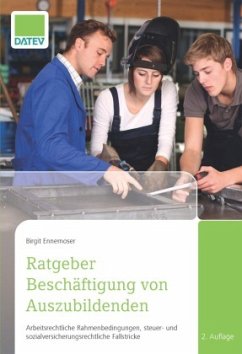 Cover Ratgeber Beschäftigung von Auszubildenden