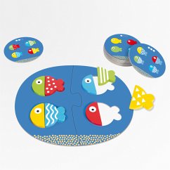 Jumbo 53476 - Fish Mix & Match, Ein erstes Lernspiel, Legespiel, Puzzle