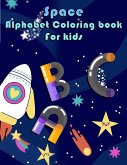 Space Alphabet Coloring Book for Kids