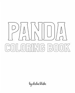 Panda Coloring Book for Children - Create Your Own Doodle Cover (8x10 Softcover Personalized Coloring Book / Activity Book) - Blake, Sheba