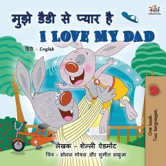 Cover I Love My Dad (Hindi English Bilingual Book for Kids)