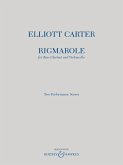 Rigmarole: For Bass Clarinet and Cello Two Performance Scores