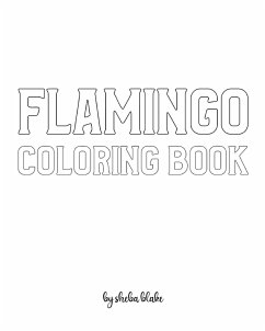 Flamingo Coloring Book for Children - Create Your Own Doodle Cover (8x10 Softcover Personalized Coloring Book / Activity Book) - Blake, Sheba