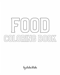 Food Coloring Book for Children - Create Your Own Doodle Cover (8x10 Softcover Personalized Coloring Book / Activity Book) - Blake, Sheba