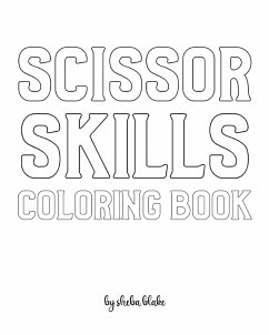 Scissor Skills Coloring Book for Children - Create Your Own Doodle Cover (8x10 Softcover Personalized Coloring Book / Activity Book) - Blake, Sheba