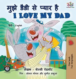Cover I Love My Dad (Hindi English Bilingual Book for Kids)