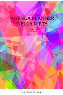 Cover Agenda Planner della dieta. 18 settimane