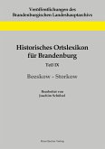 Historisches Ortslexikon für Brandenburg, Teil IX, Beeskow-Storkow